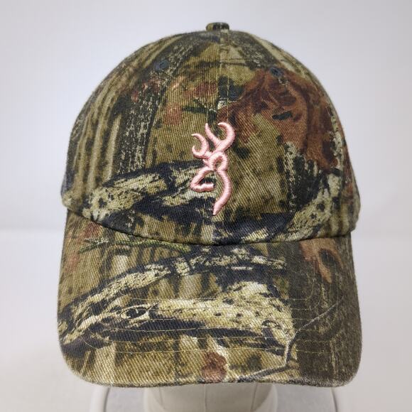 Browning Strapback Baseball Hat Multicolor One Size Camo Hunting Outdoor - Picture 2 of 9